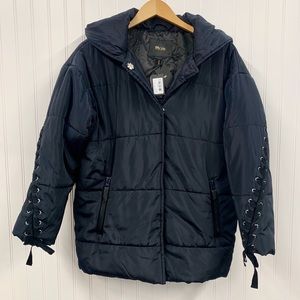 NWT AMAZING MAJE 1 hooded puffer jacket C